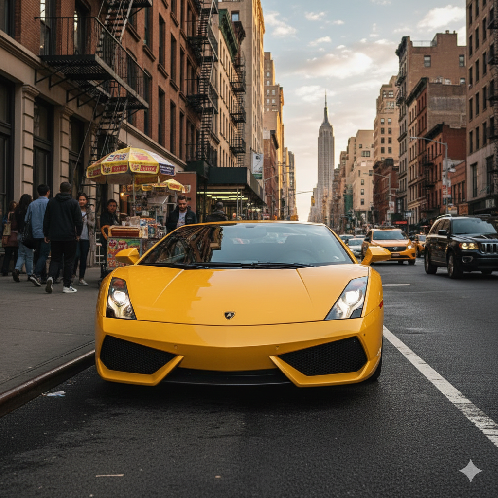 Yet again, he decided to give the car away in spectacular fashion.