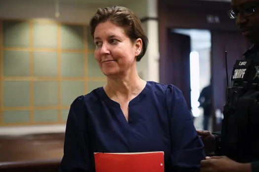 Despite the evidence against her, she pled not guilty at trial.